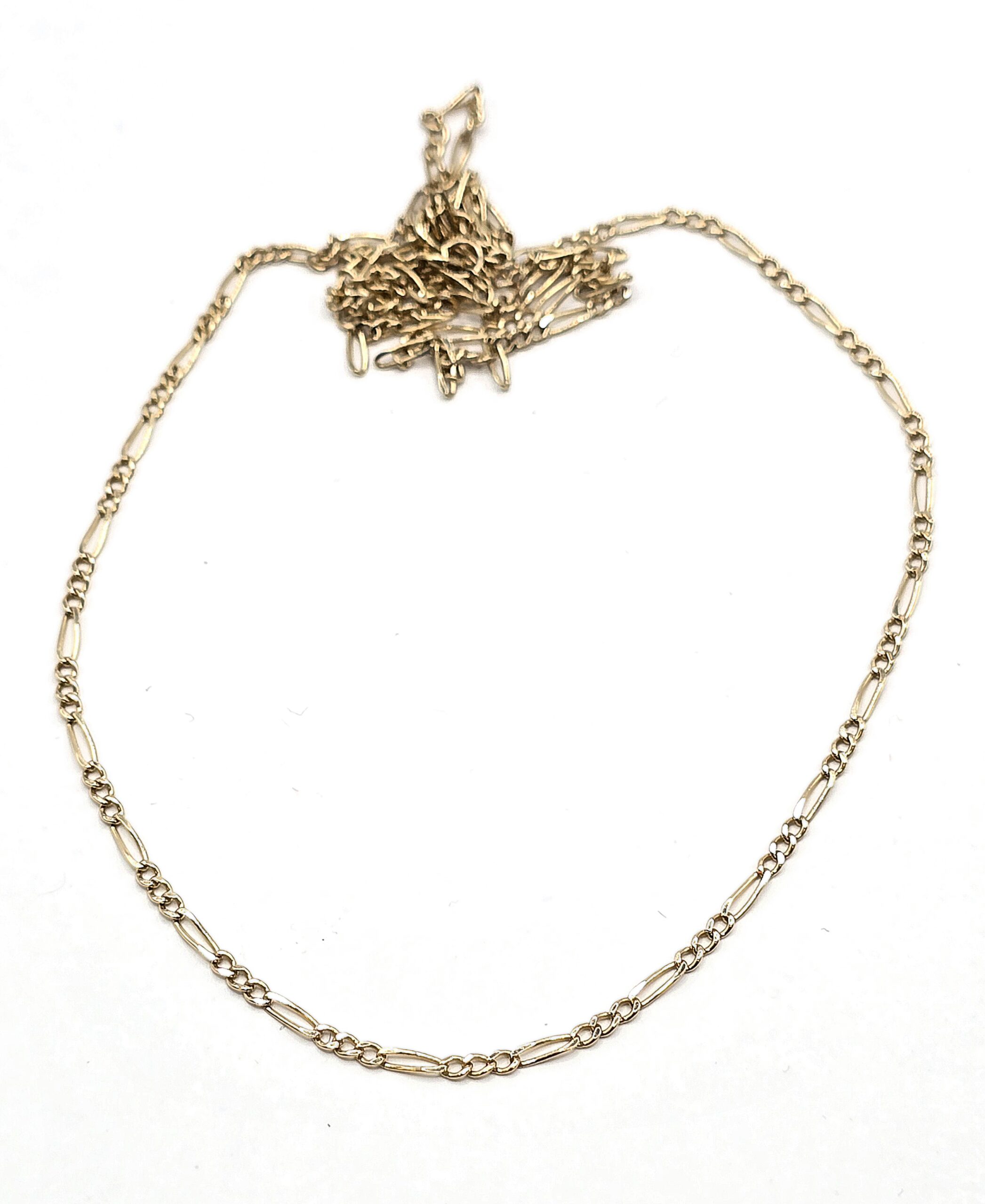 שרשרת זהב 14 קראט 3 ו1 חוליות קולקציה חדשה shghul