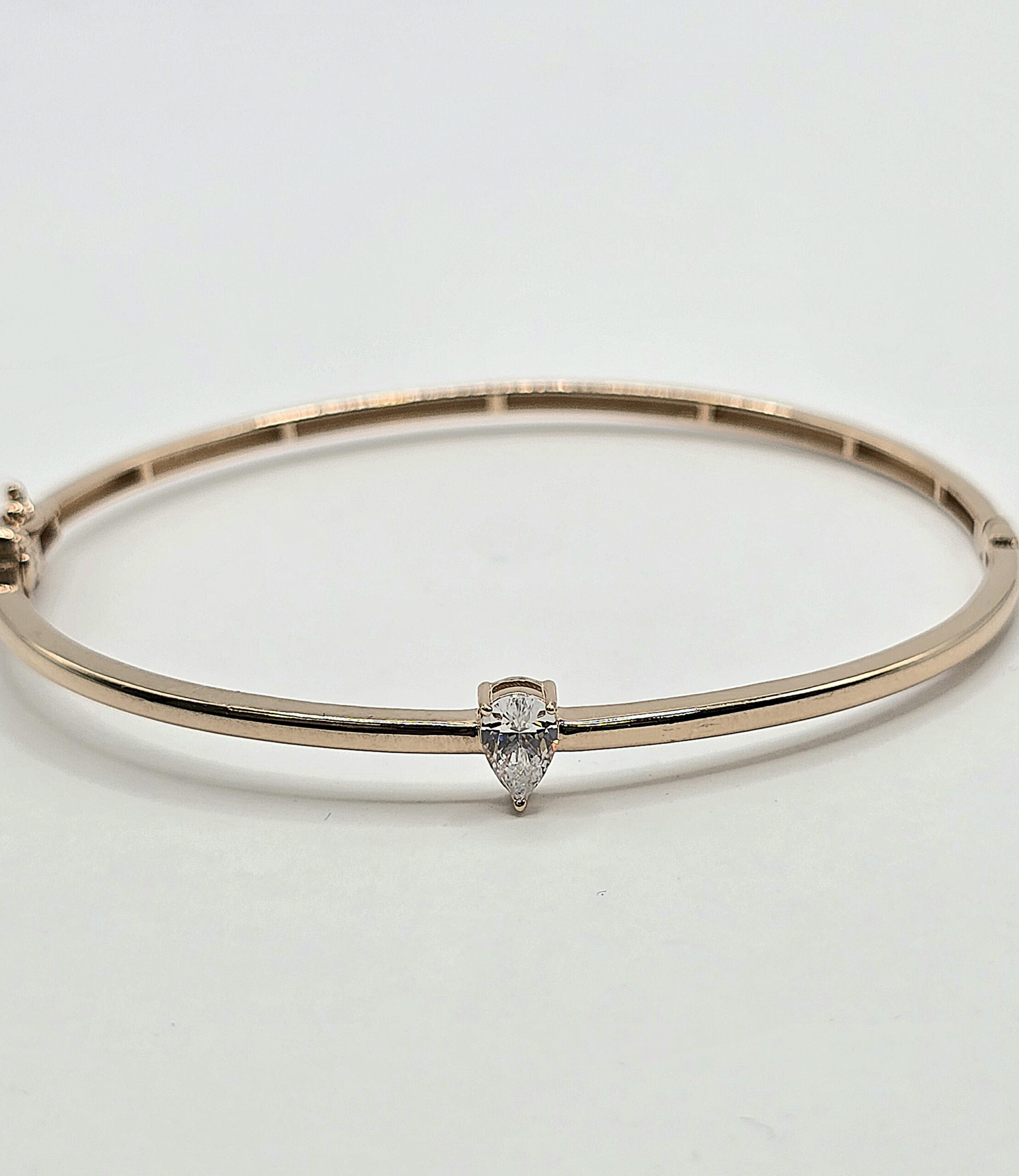 צמיד זהב אדום 14 קראט קשיח נפתח קולקציה חדשה gbbh206