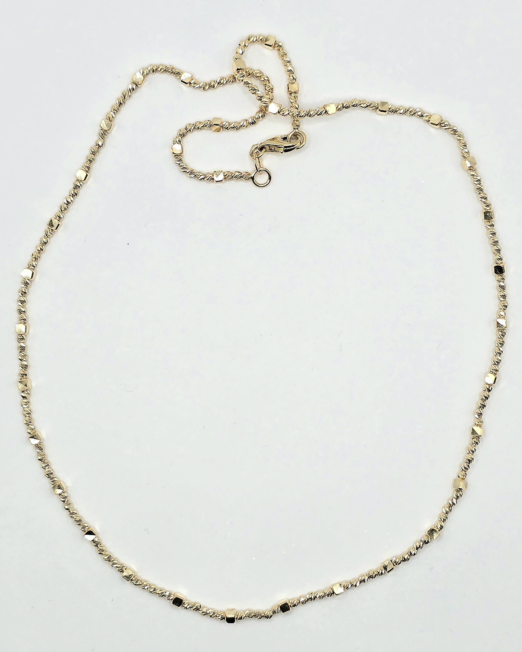 שרשרת זהב כדורים זהב 14 קראט קולקציה חדשה RCM14