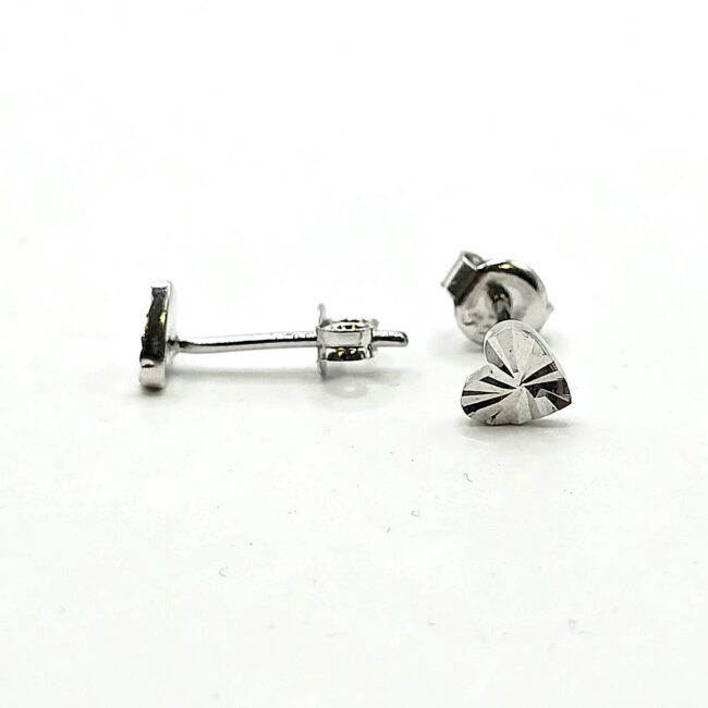 עגילי זהב לבן 14 קראט קולקציה חדשה PPZ18