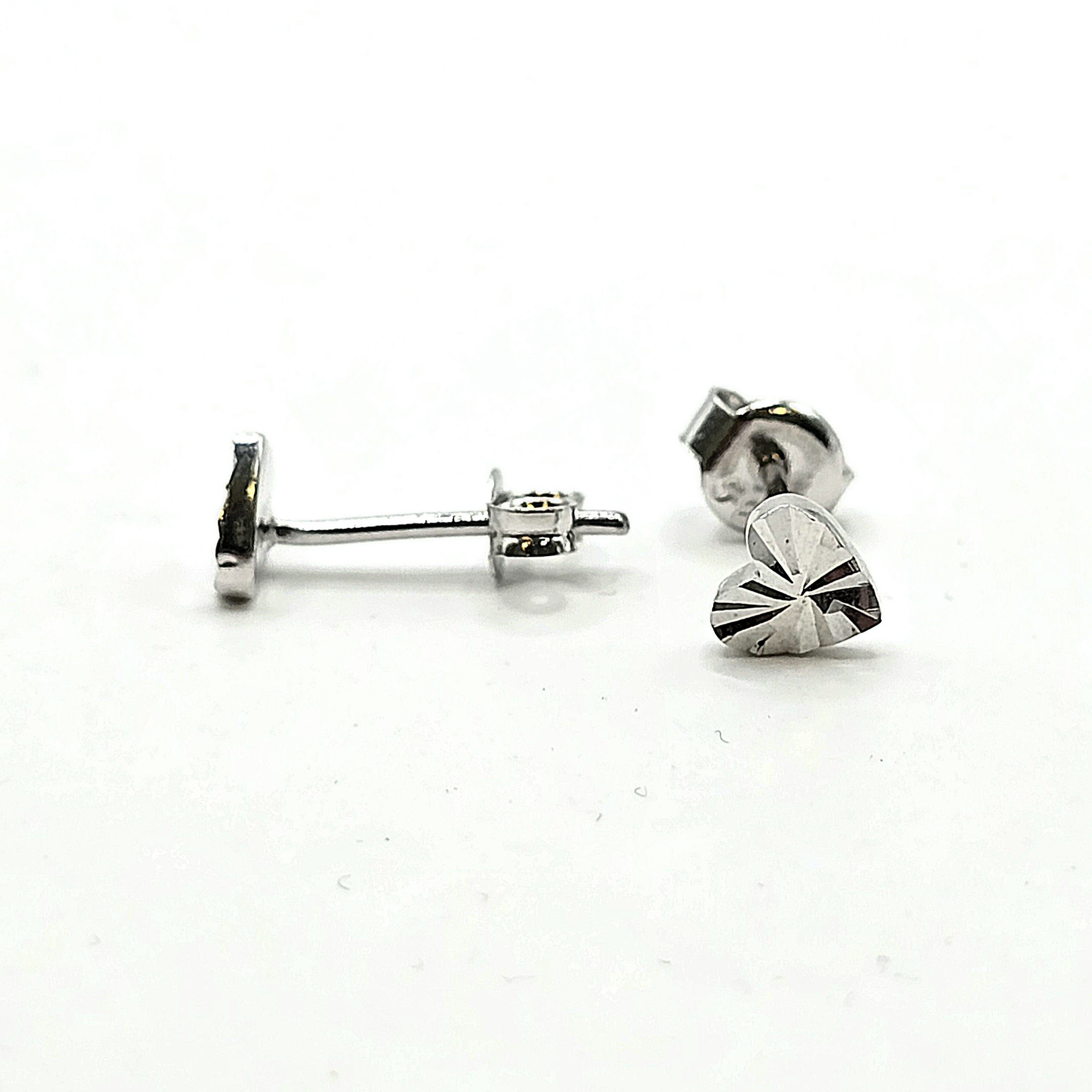 עגילי זהב לבן 14 קראט קולקציה חדשה PPZ18