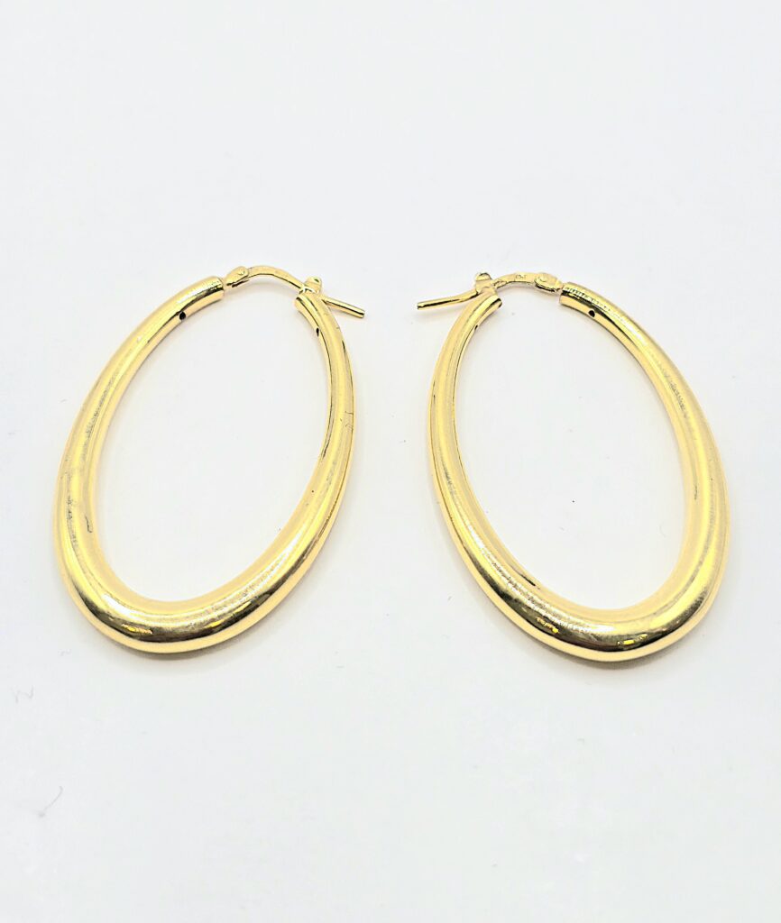 חישוקי זהב 14 קראט גדולים קולקציה חדשה gebh106