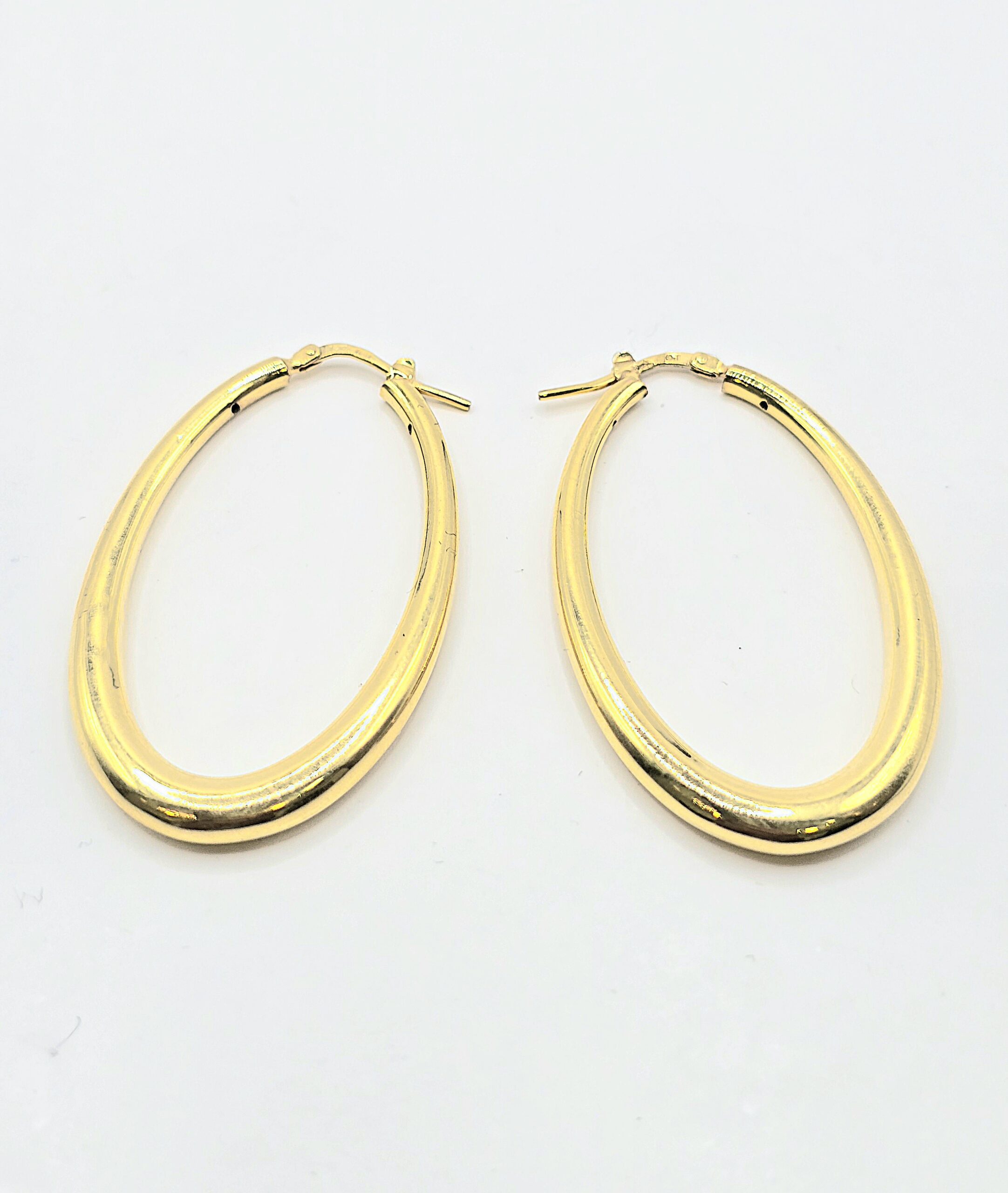 חישוקי זהב 14 קראט גדולים קולקציה חדשה gebh106