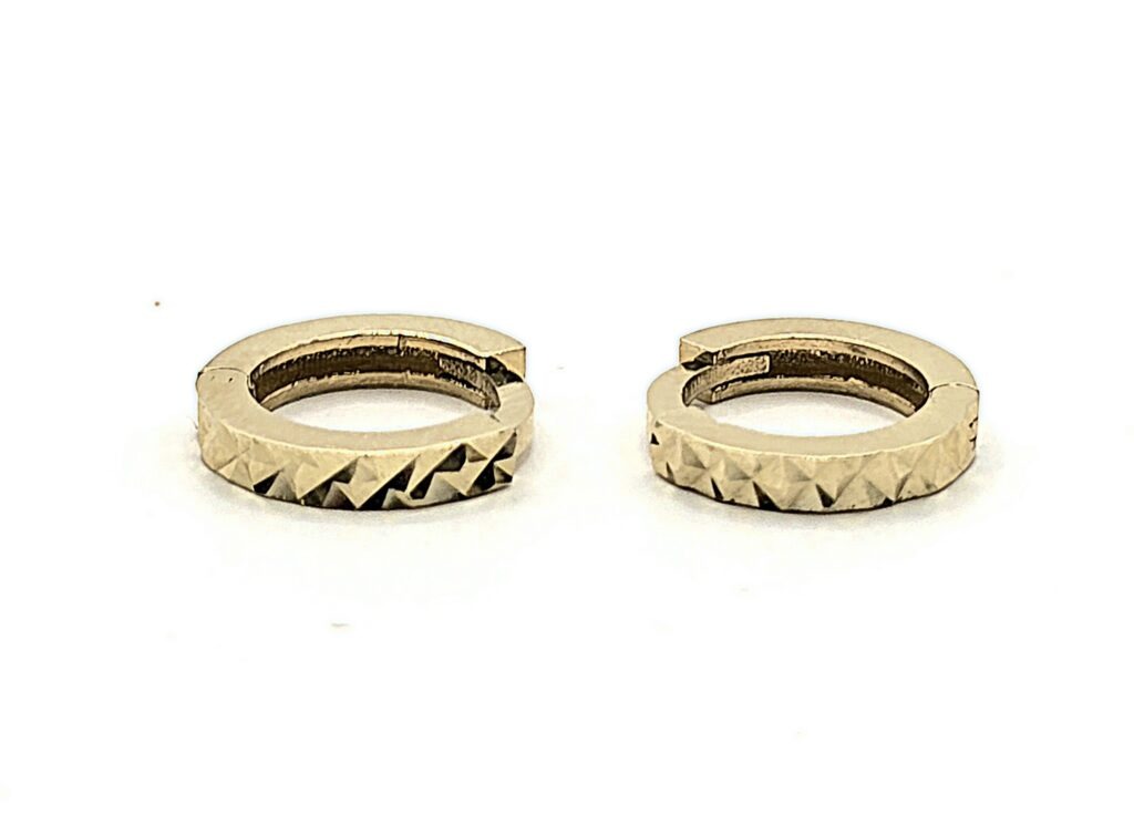 עגילי זהב 14 קראט קולקציה חדשה PPZ19