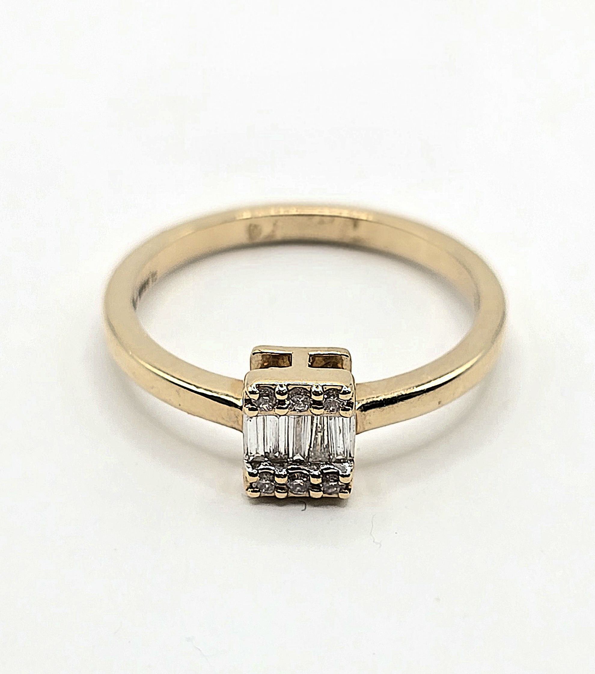 טבעת זהב יהלום 0.12 קראט קולקציה חדשה PPZ20