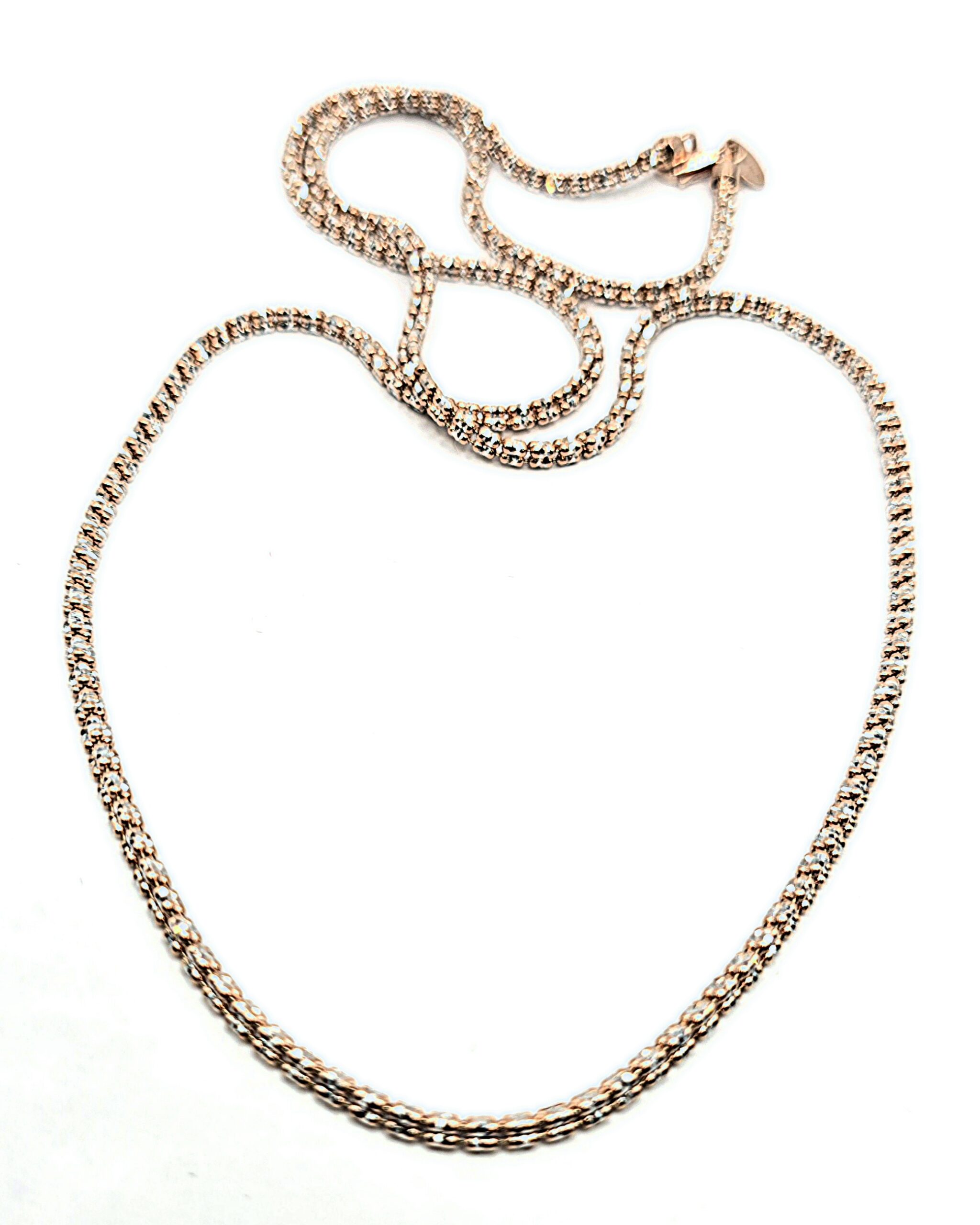 שרשרת זהב רוזגולד מיוחדת קולקציה חדשה PPZ11