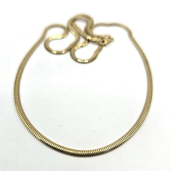 שרשרת זהב נחש 14 קראט קולקציה חדשה PLPL1