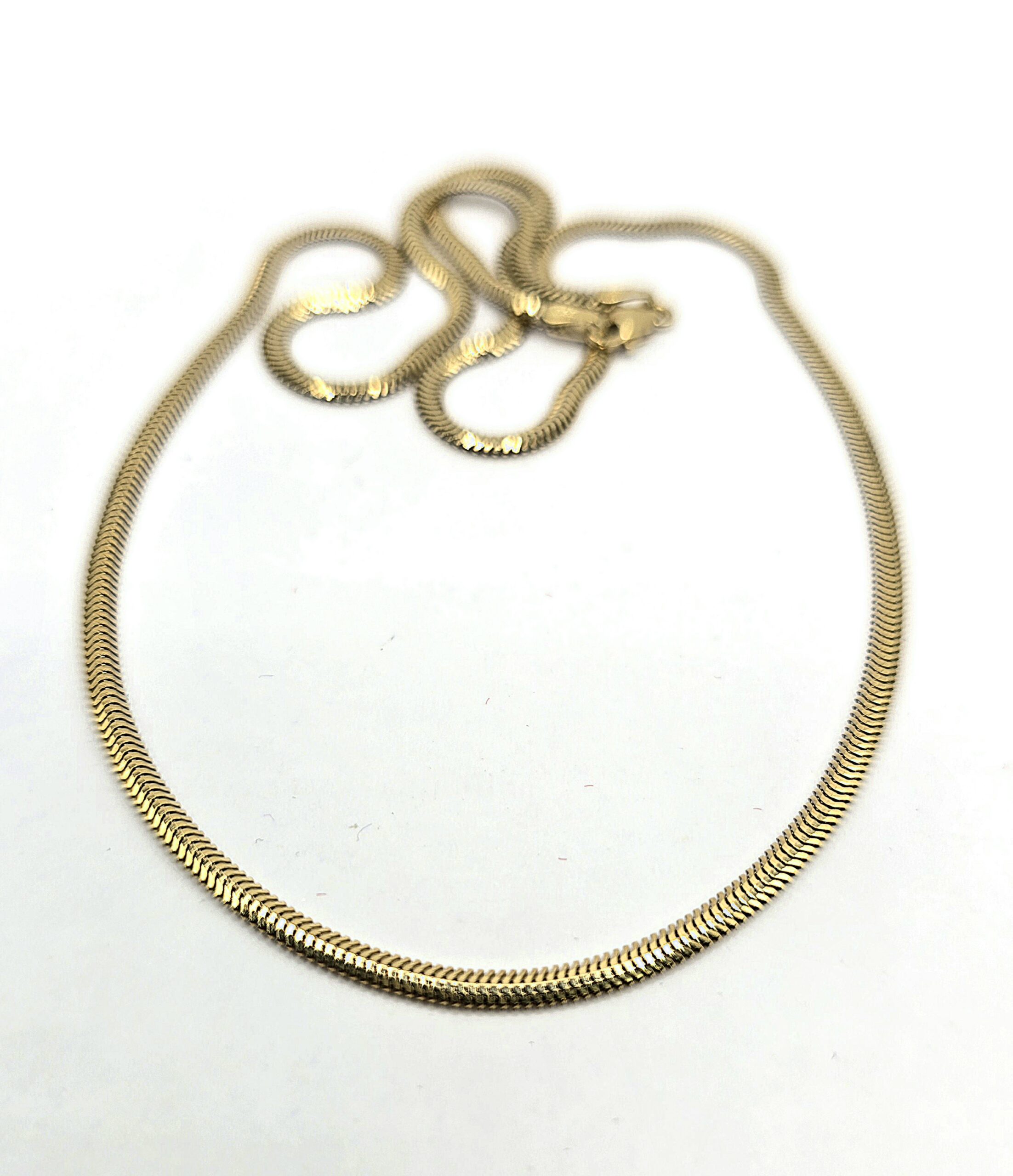 שרשרת זהב נחש 14 קראט קולקציה חדשה PLPL1