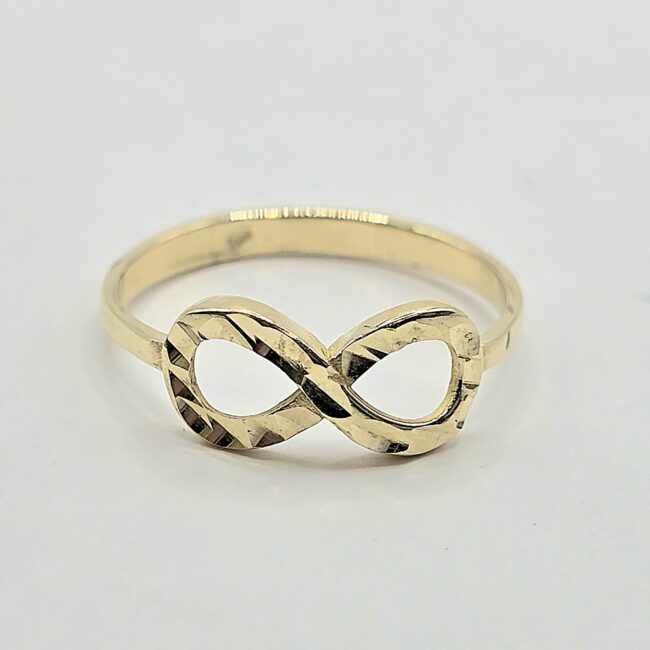 טבעת בומרנג זהב 14 קראט קולקציה חדשה LOVE103