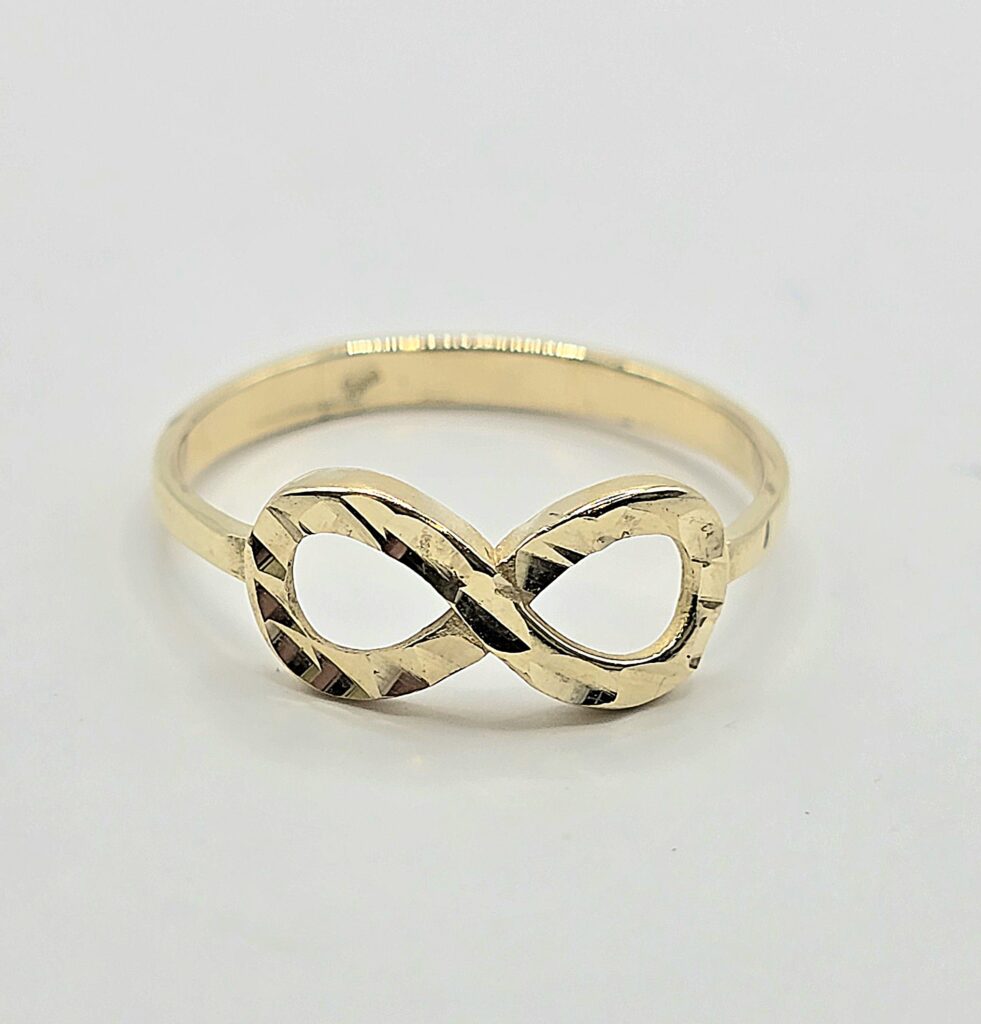 טבעת בומרנג זהב 14 קראט קולקציה חדשה LOVE103