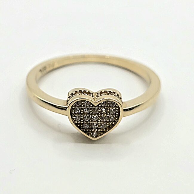 טבעת זהב לב 14 קראט קולקציה חדשה LOVE109