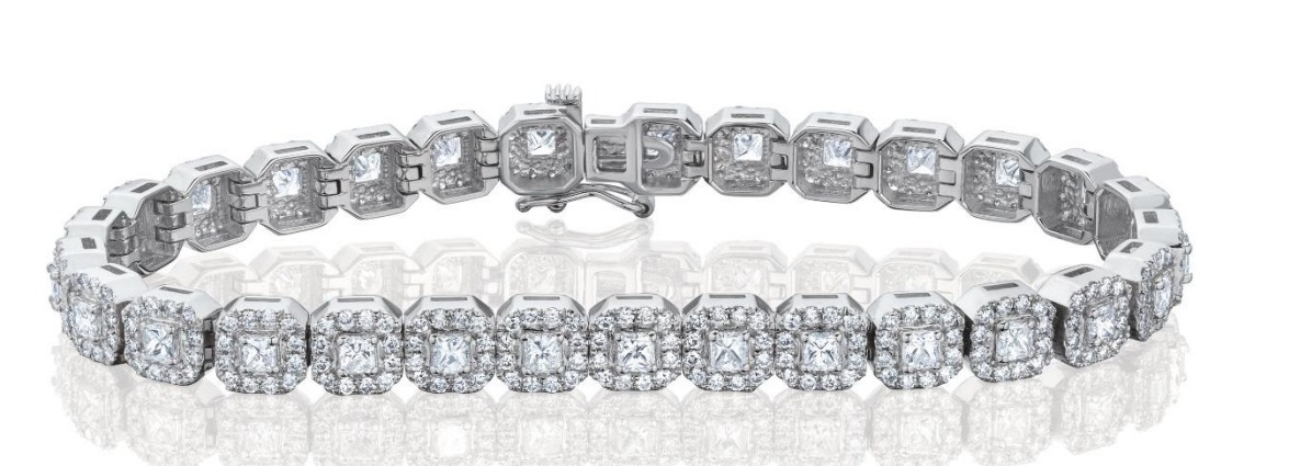 צמיד טניס יהלומי מעבדה ניתן לקבל בכל מידה וצבע  PLPL2