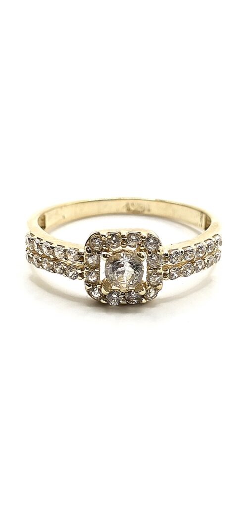 טבעת יהלומי מעבדה זהב 14 קראט סוליטר קולקציה חדשה bhlab4