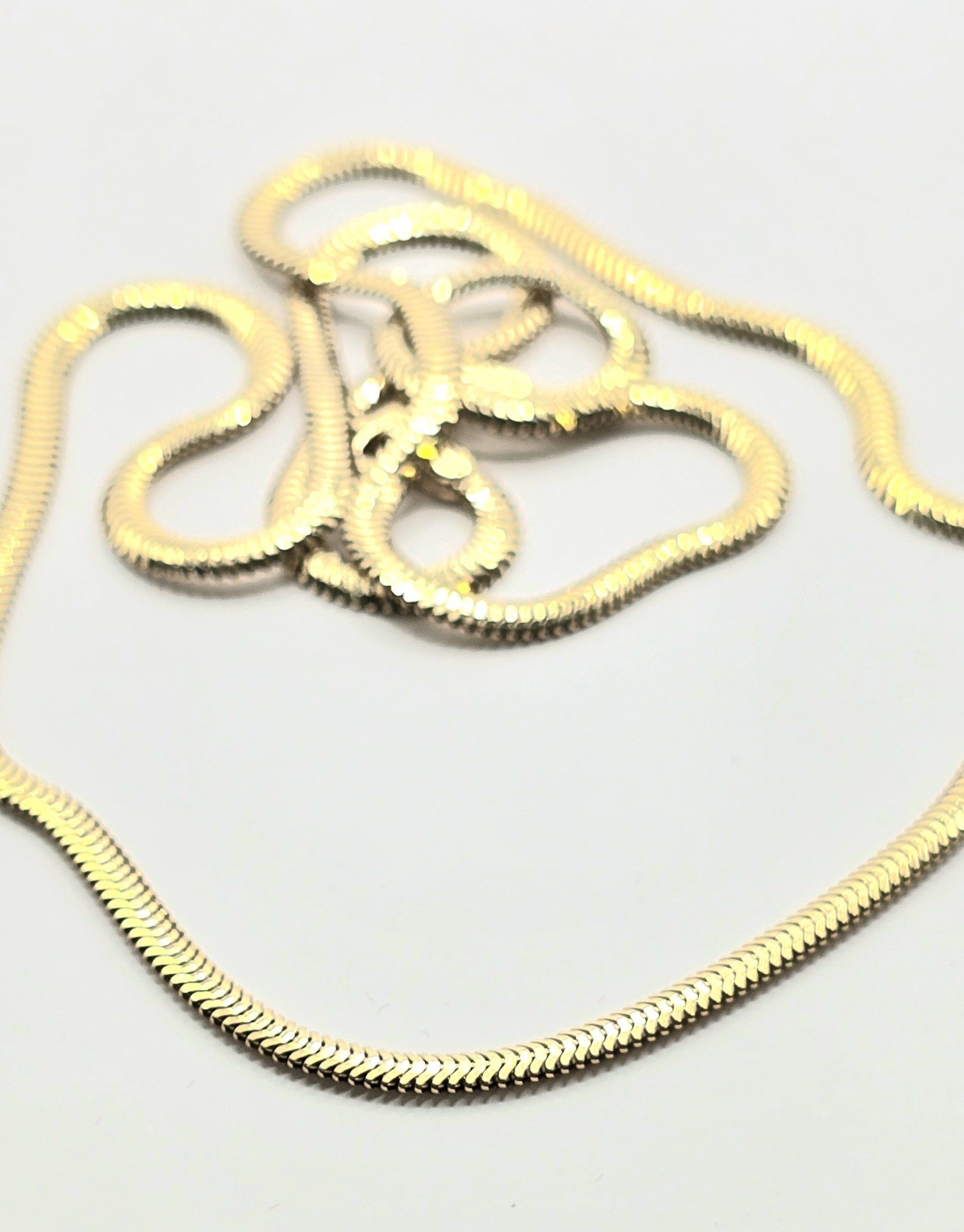 שרשרת זהב צהוב 14K מט קולקציה חדשה SHBH151