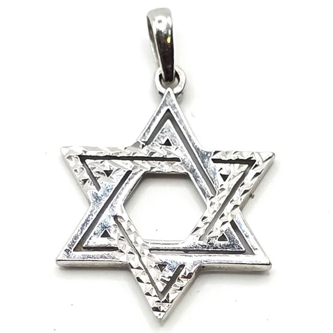 תליון מגן דוד זהב לבן 14K עיצוב מהמם קולקציה חדשה מבצע 790 ש"ח עד 12 תשלומים ללא ריבית קנייה מאובטחת משלוחים חינם לכל הארץ מבצעים חמים באתר