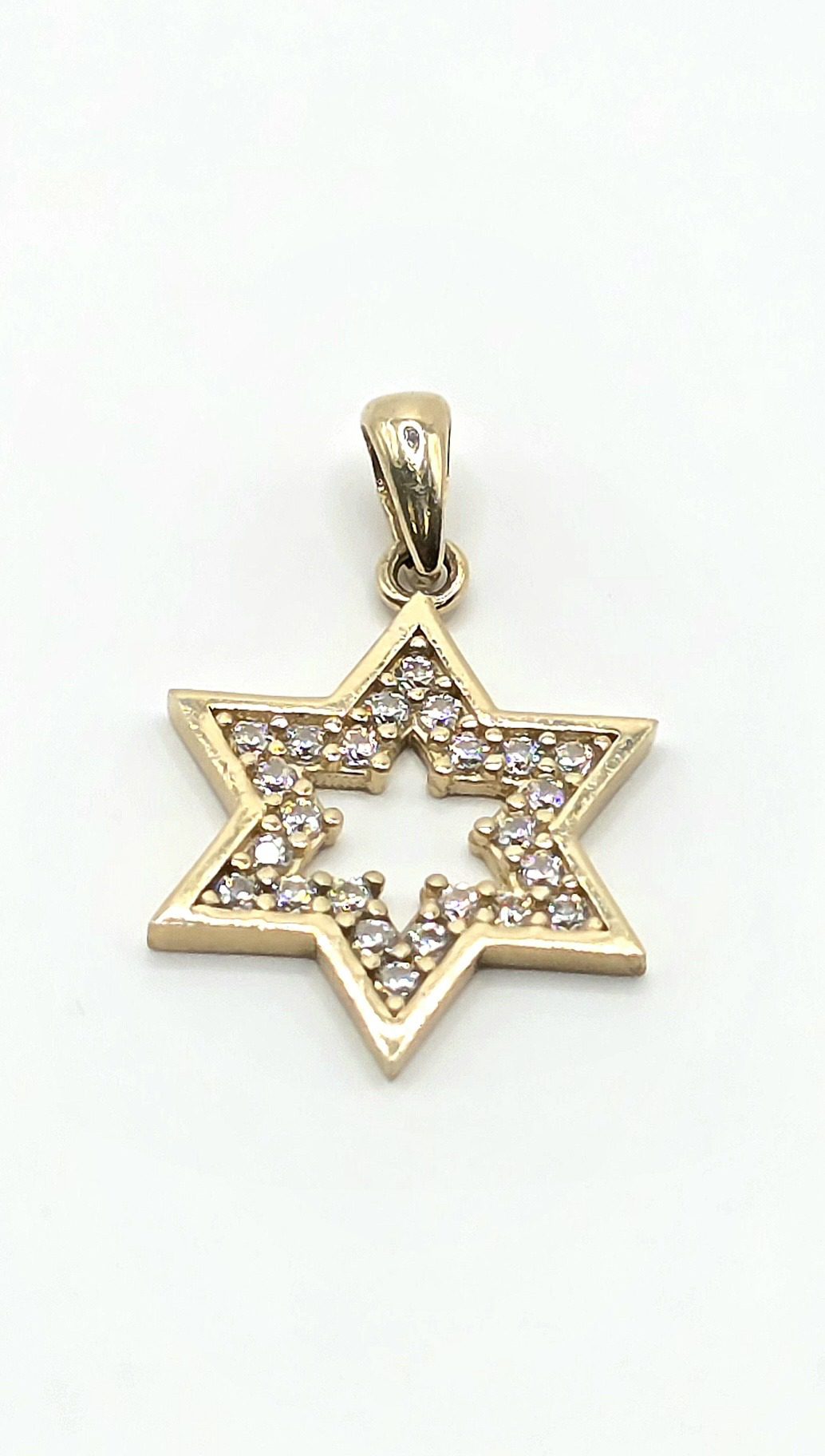 תליון זהב 14 קראט צורת כוכב קולקציה חדשה tbh712