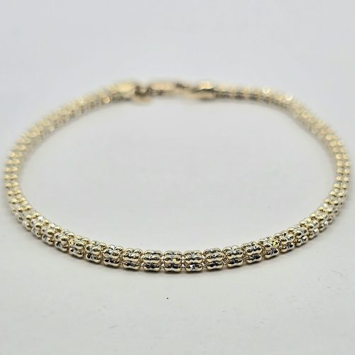 צמיד זהב 14 קראט אייס איטלקי קולקציה חדשה gbbh202